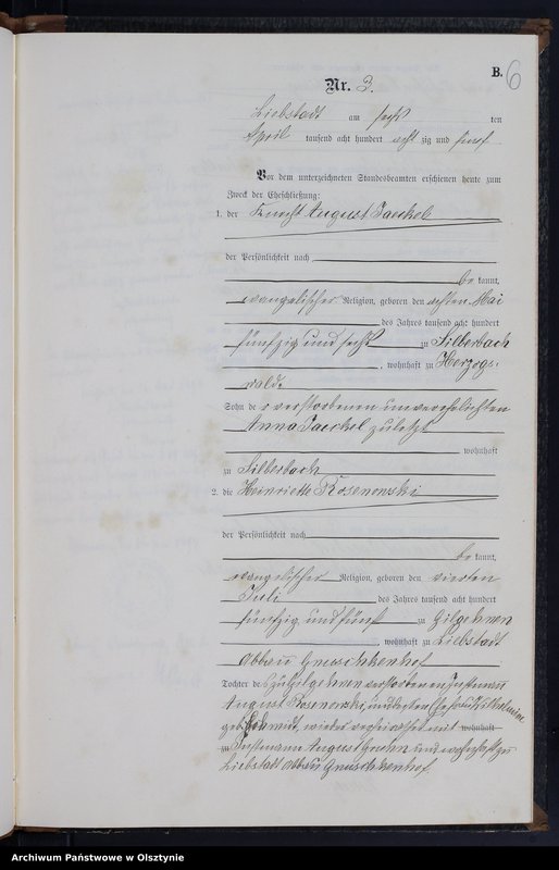 image.from.unit.number "Heiraths-Neben-Register Nr 1 - 10"