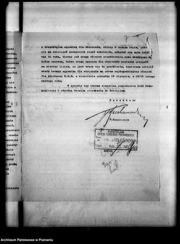 Obraz 10 z jednostki "Liceum Handlowe Koedukacyjne Izby Przemysłowo-Handlowej- Poznań [lista abiturientów i eksternistów]"