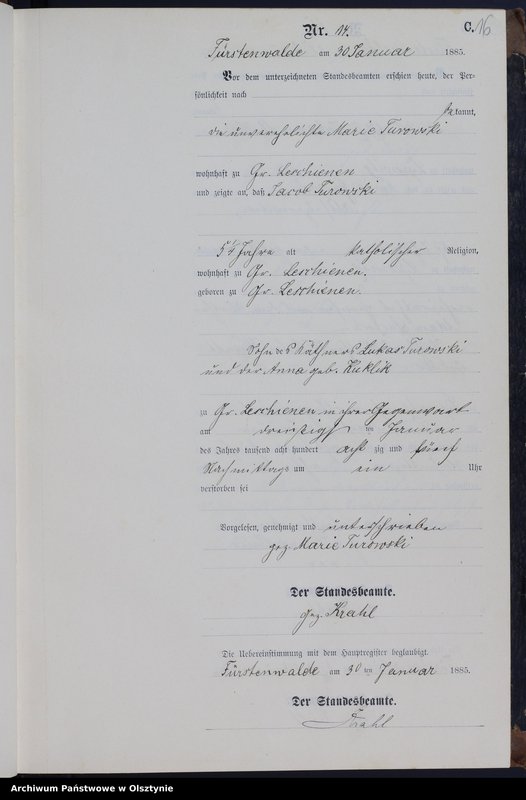 image.from.unit.number "Sterbe-Neben-Register Nr 1 - 207"
