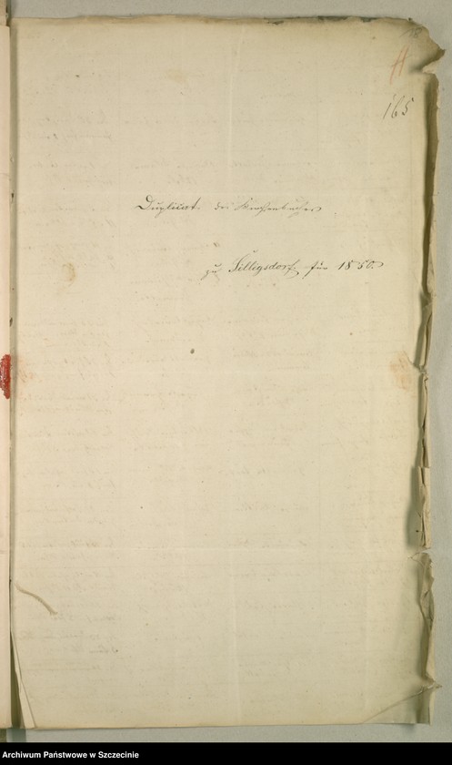 image.from.unit.number "Die Kirchenbuchsduplicate von der Parochie Silligsdorff [Sielsko]"