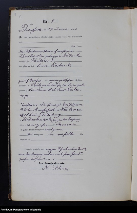 image.from.unit.number "Sterbe-Haupt-Register Nr 1 - 65"