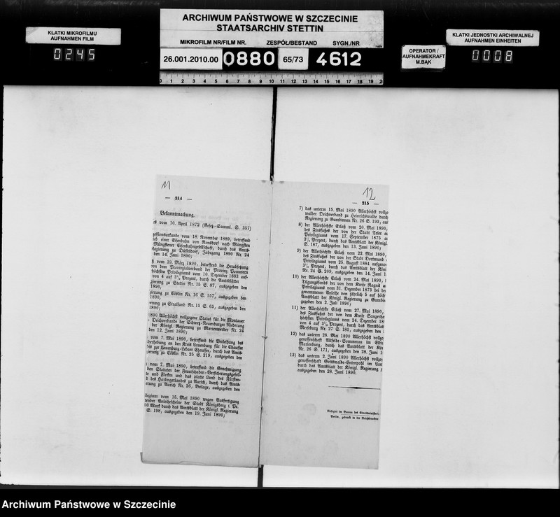 image.from.unit.number "Errichtung von Rentengütern, vol. I"