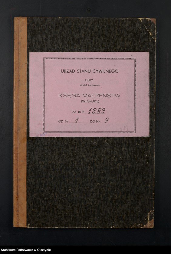 image.from.unit.number "Heiraths-Neben-Register Nr 1 - 9"