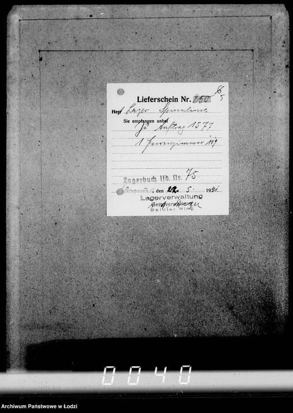 Obraz 9 z jednostki "Konto 00, Kom 1-65 [Zamówienia i rachunki za meble biurowe i sprzęty domowe]"