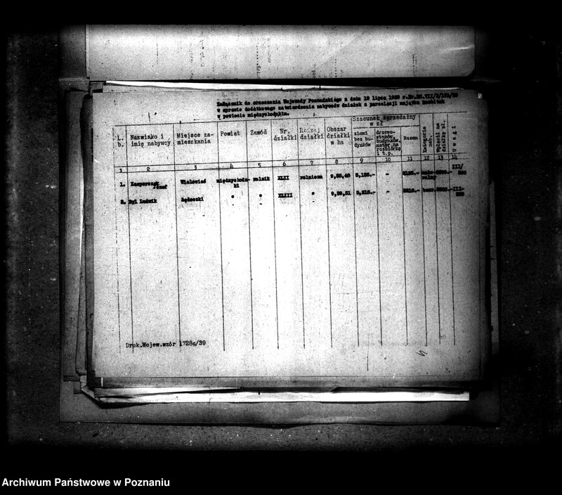 Obraz 8 z jednostki "Parcelacja majątku Prusim-Rozbitek powiatu międzychodzkiego"