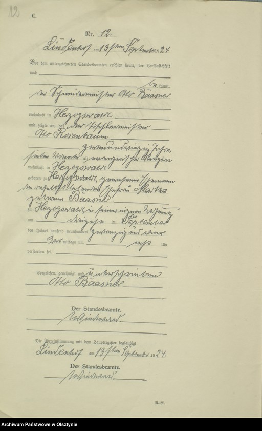 image.from.unit.number "Sterbe-Register / Neben-Register/ Nr 1 - 18"