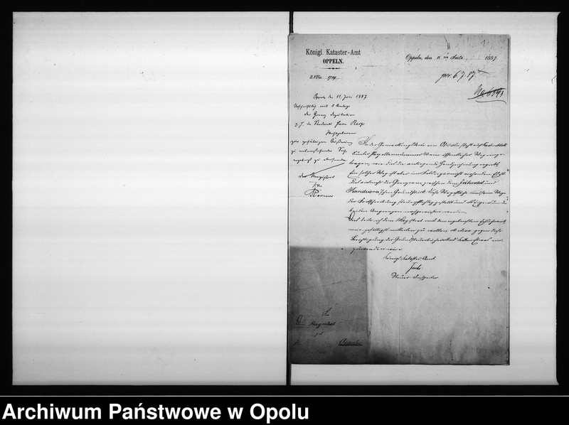 Obraz 5 z jednostki "Acta des Magistrats zu Oppeln betreffend den Weg zwischen dem Friedländer u[nd] Kandziora