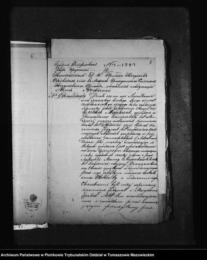 Obraz 13 z jednostki "[Dowody do akt małzeństw]"