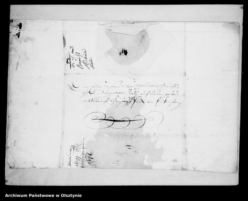 image.from.unit.number "Abschrift des Rescripts an Albrecht X-oph Finckenstein, rechtzeitig mit Bericht im Streit um die Schönbergsche Amtsadministration einzukommen, da von Kalnein um ihre Übergabe an Schaken von Wittenau bittet"