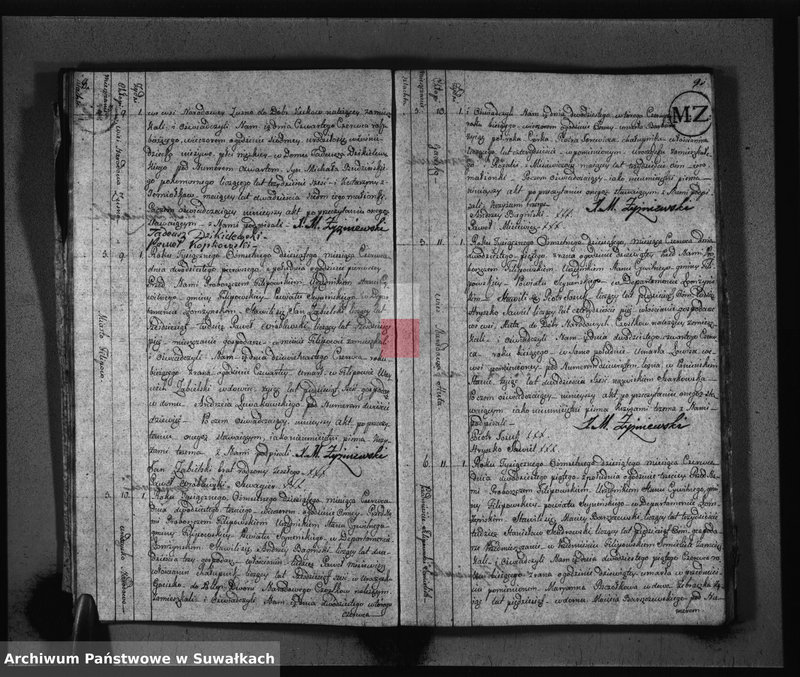 Obraz 7 z jednostki "Akta Zeszłych Gminy Filipowskiey od 1go Maja 1810 Ru aż do ostatnich dni Grudnia 1811 r."
