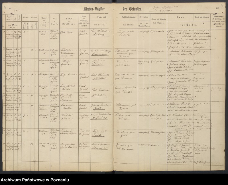 Obraz 5 z jednostki "[Akta urodzeń i chrztów, ślubów, zgonów]"