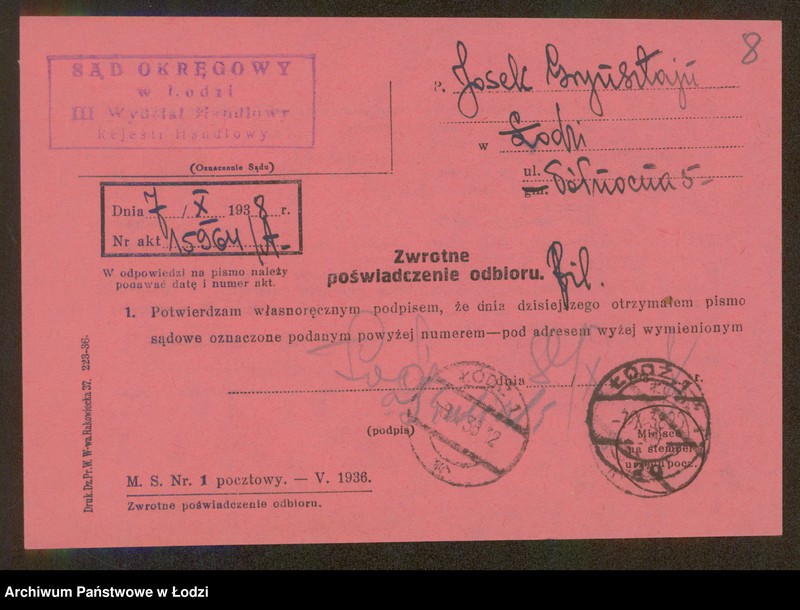 Obraz 10 z jednostki "Josek Grynsztajn – sprzedaż chustek i kapeluszy"