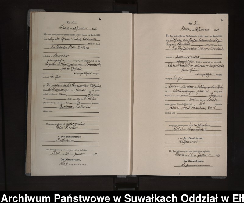 image.from.unit.number "Geburts-Neben-Register des Preussischen Standes-Amtes Orlen Kreis Loetzen"