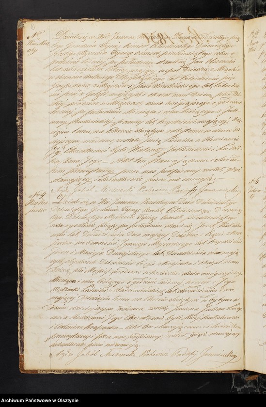 image.from.unit.number "Duplikat Parafii Janowieckiej Składający się z 3-ch Oddziałow to jest z Akt Urodzeń, Zejść i Zaślubień z Roku 1850"