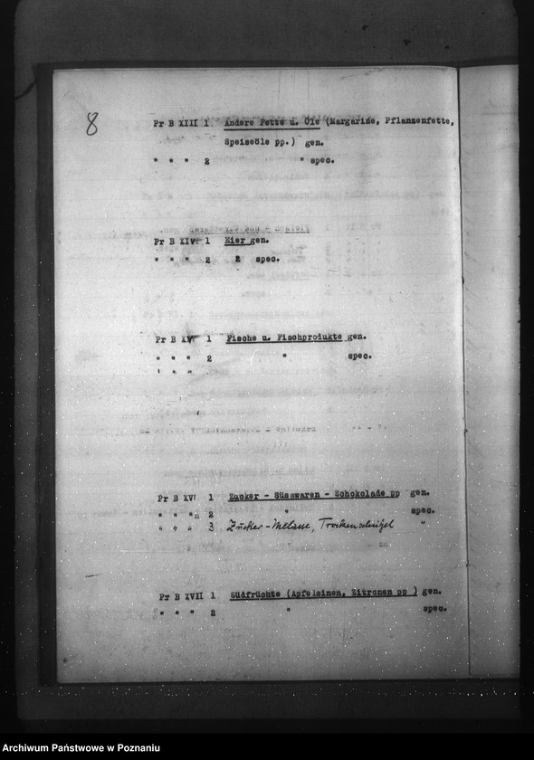 Obraz 12 z jednostki "Aktenplan der - Preisbildungsstelle"