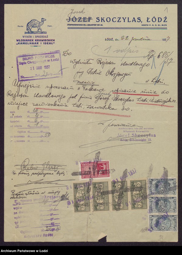 Obraz 3 z jednostki "Josek Skoczylas- wyrób włosianek krawieckich"