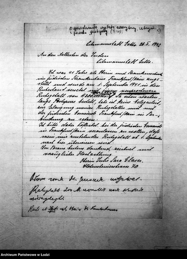 Obraz 12 z jednostki "[Podania o odszkodowanie za poniesione straty materialne]"