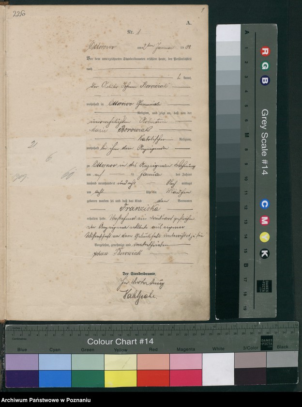 Obraz 4 z jednostki "Geburts-Haupt-Register"