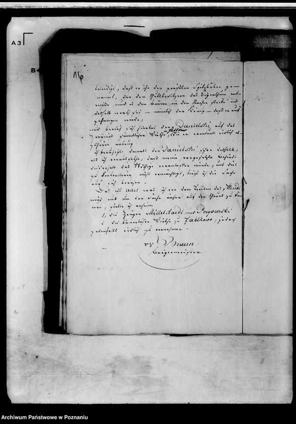 Obraz 20 z jednostki "Akta in Denuntiationssachen wider den Oekonomiekommissarius Wendt zu Wągrowiec."