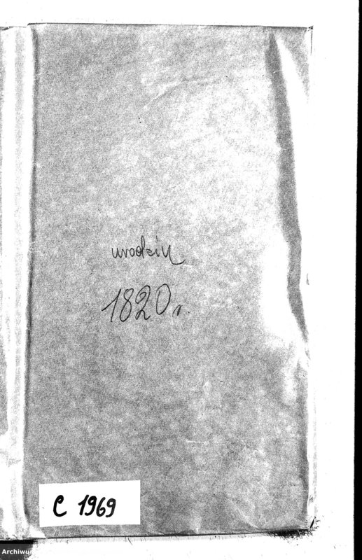image.from.unit.number "Akta Urodzonych Gminy Mirosławskiey na Rok 1820"
