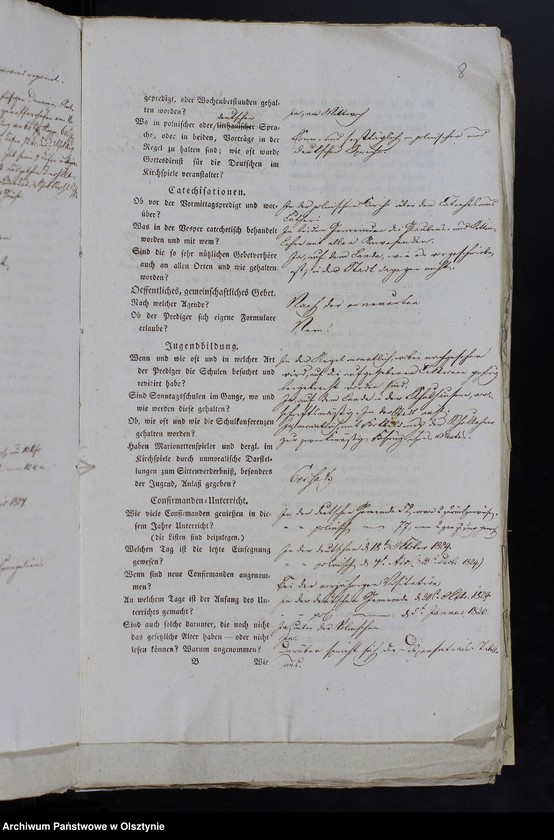 image.from.unit.number "Kirchen Visitations Rezesse nebst Anlagen:Tabellen der Konfirmanden, Schulen-Tabellen, Verzeichnisse der Schuler in der Kirchengemeinde Osterode und Arnau"