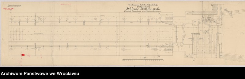 image.from.unit.number "Verbesserung der Oderschiffahrtsstraße. Breitenbachfahrt. Schleuse Wilhelmsruh. Blatt 2-7"