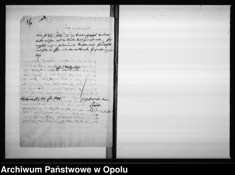 Obraz 16 z jednostki "Acta betreffend der Reparatur der kleinen Brücke beym Kretscham zu Halbendorff"