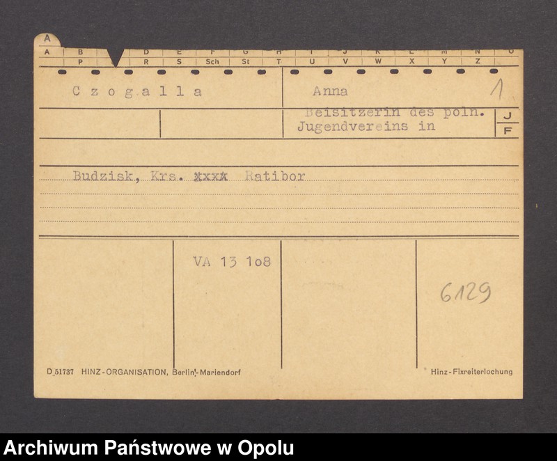 Obraz 3 z jednostki "[Czogalla Anna, zam. Budzisk]"