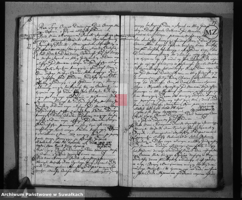 image.from.unit.number "Akta urodzonych gminy seyneńskiej od 1-go maja 1809 r."