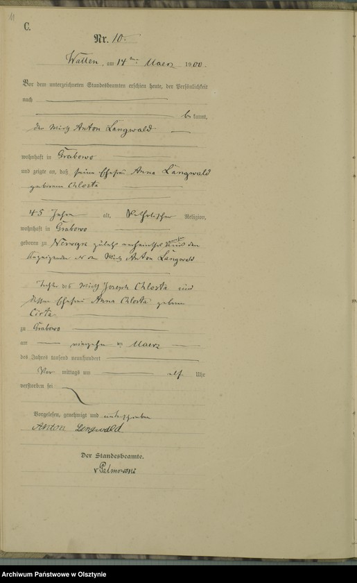 image.from.unit.number "Sterbe-Haupt-Register Nr 1 - 41"