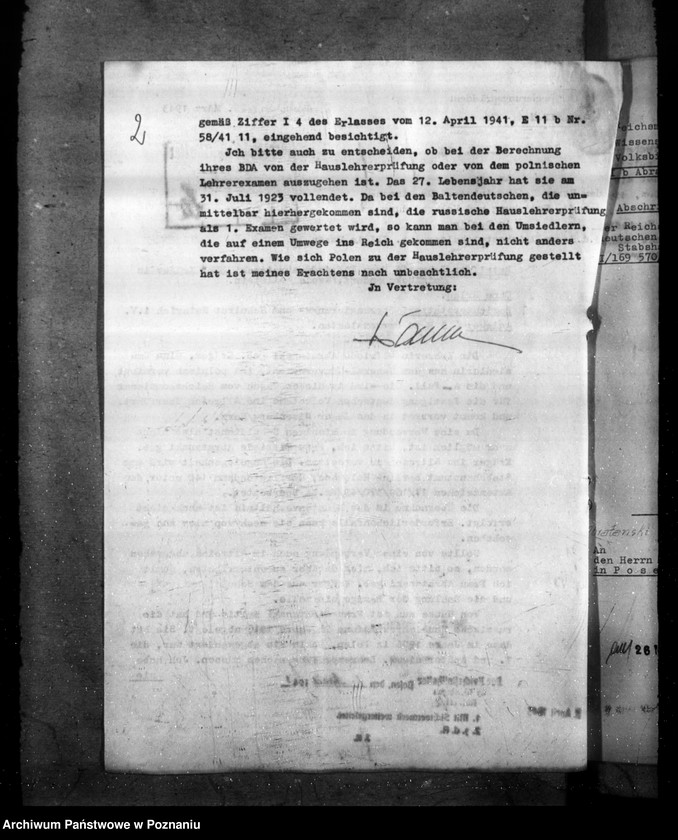 Obraz 6 z jednostki "Abordnung, Versetzung und Aufhebung der Abordnung der Lehrer"