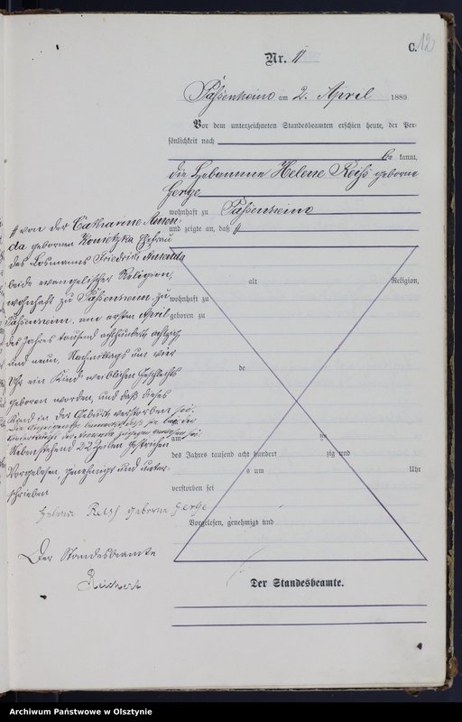 image.from.unit.number "Sterbe-Haupt-Register Nr 1 - 49"