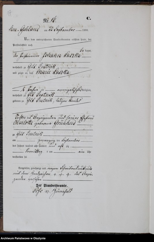 image.from.unit.number "Sterbe-Haupt-Register Nr 1 - 27"