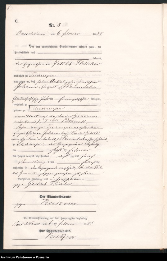 Obraz 11 z jednostki "Księga zgonów"