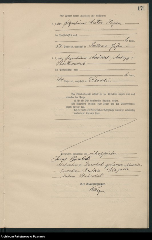 Obraz 19 z jednostki "Heiraths-Haupt-Register"