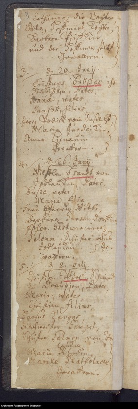 image.from.unit.number "Taufregister der Kirche zu Jodlauken"
