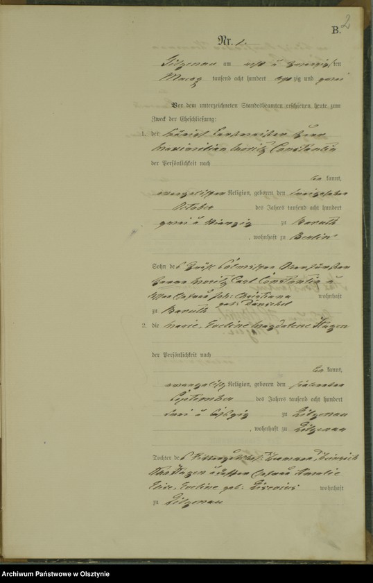 image.from.unit.number "Heiraths-Haupt-Register Nr 1 - 3"