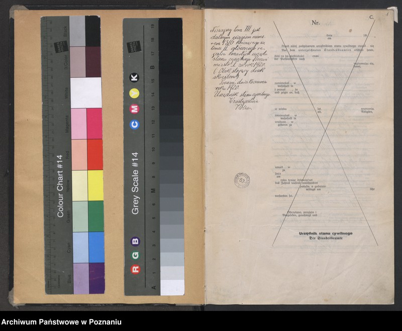 Obraz 3 z jednostki "Księga miejscowa zgonów tom III [Rejestr główny zgonów]"
