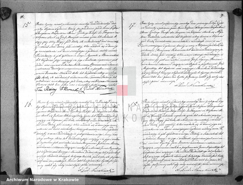 image.from.unit.number "AKTA URODZIN Parafii S go Floryana na Rok 1854"