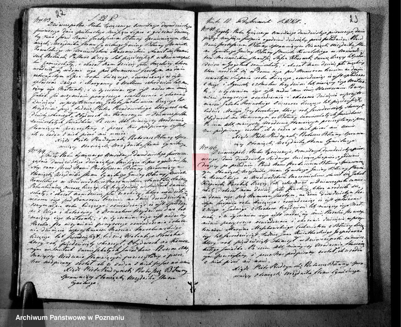 Obraz 13 z jednostki "Akta urodzeń, małżeństw i zgonów"