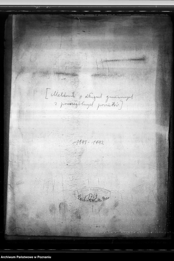 Obraz 4 z jednostki "Meldunki o długach gminnych z poszczególnych powiatów"