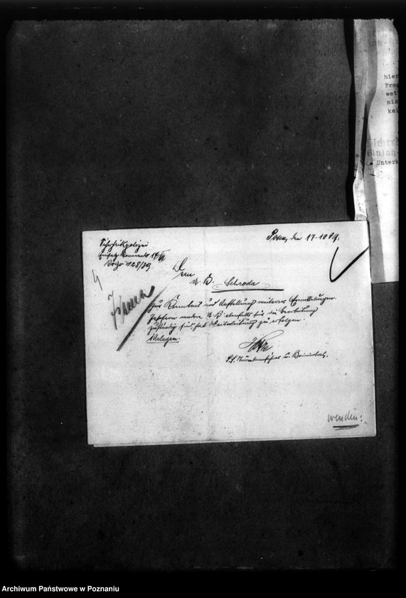 Obraz 8 z jednostki "Schriftwechsel aus verschiedenen Kreisen - w sprawie zmarłych miejscowych Niemców"