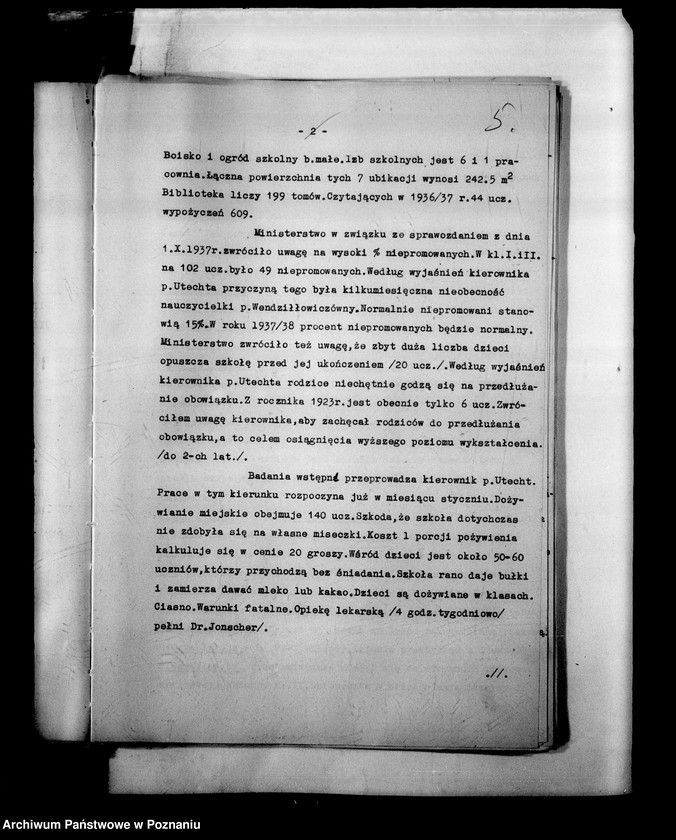 Obraz 9 z jednostki "[Sprawozdania z wizytacji szkół specjalnych, kursów wakacyjnych WKN i tym podobne]"