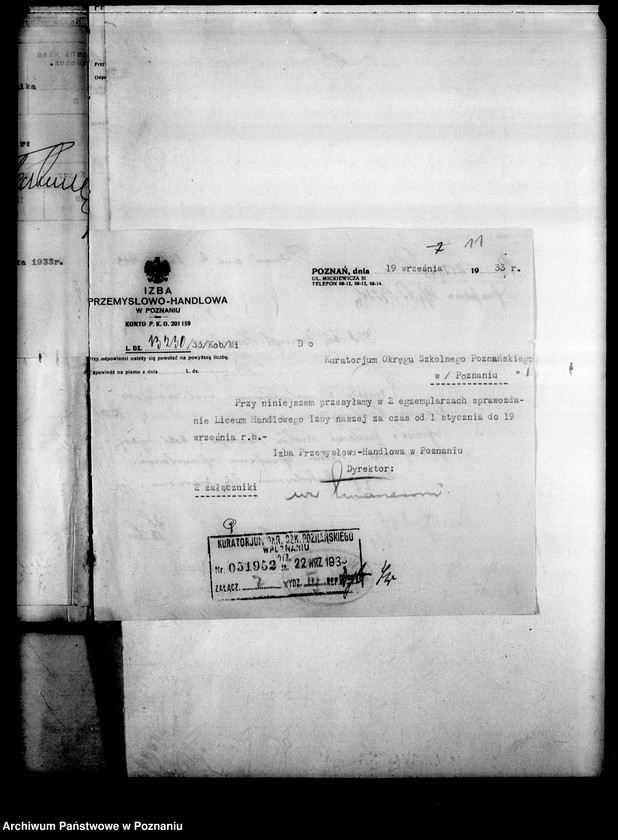 Obraz 14 z jednostki "Liceum Handlowe Koedukacyjne Izby Przemysłowo-Handlowej - Poznań"