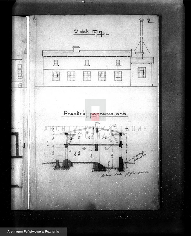 Obraz 6 z jednostki "Rysunek uzupełnajacy Mleczarni w Gostyniu"