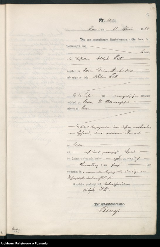 Obraz 14 z jednostki "Księga zgonów t. II"