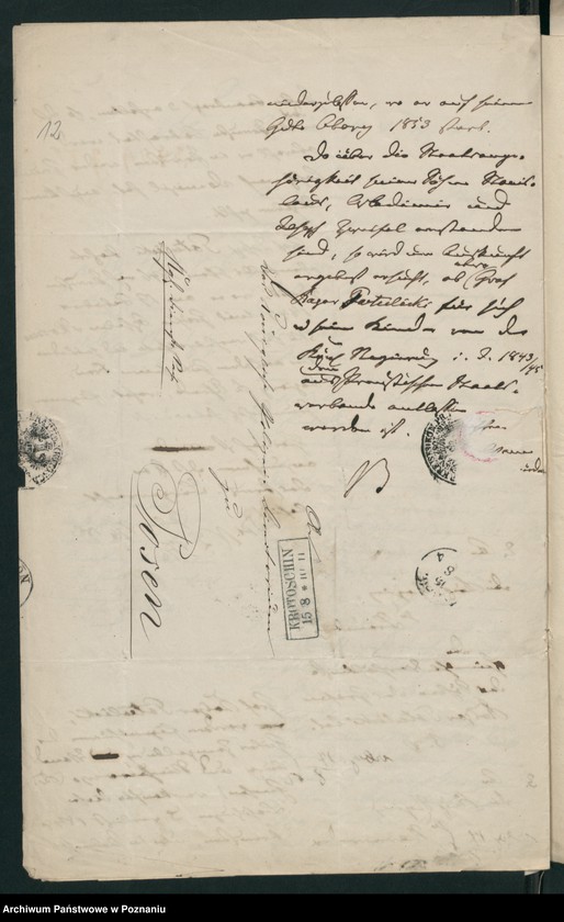 Obraz 16 z jednostki "A. betr. Gräfliche Familie Potulicki"