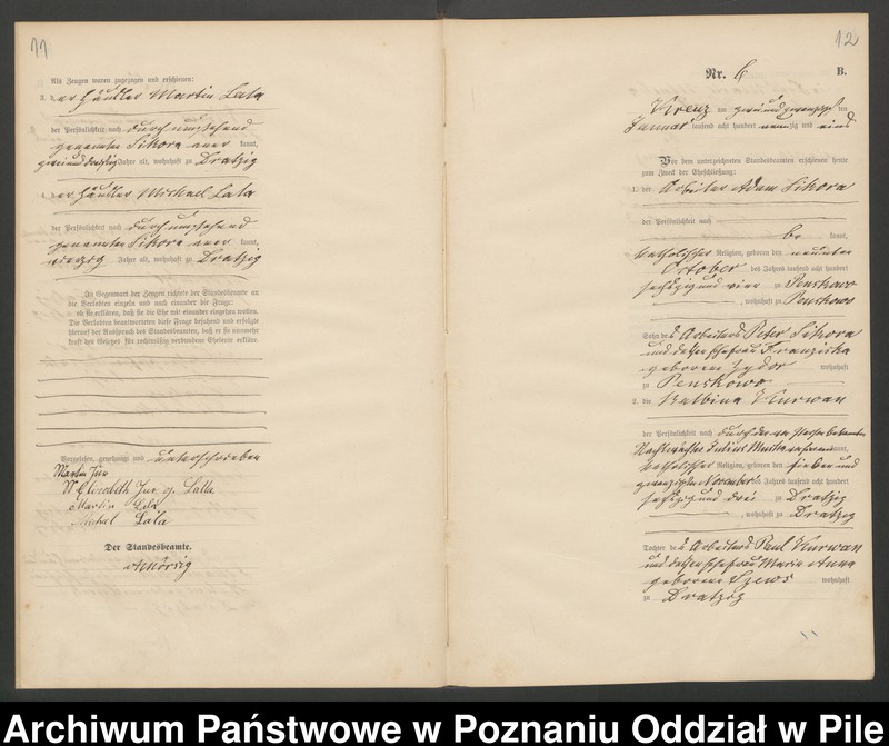 Obraz 9 z jednostki "Księga małżeństw"
