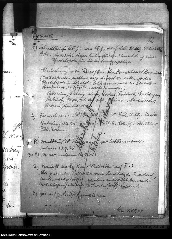 Obraz 16 z jednostki "Pferdedepot der Polizei - Hermanntal bei Neustadt (Posadowo, powiat Nowy Tomyśl) I"