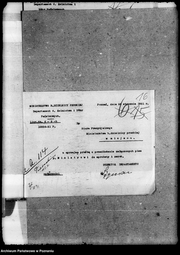 Obraz 20 z jednostki "Sprawy agrarnej reformy - Główny Urząd Likwidacyjny w Poznaniu"